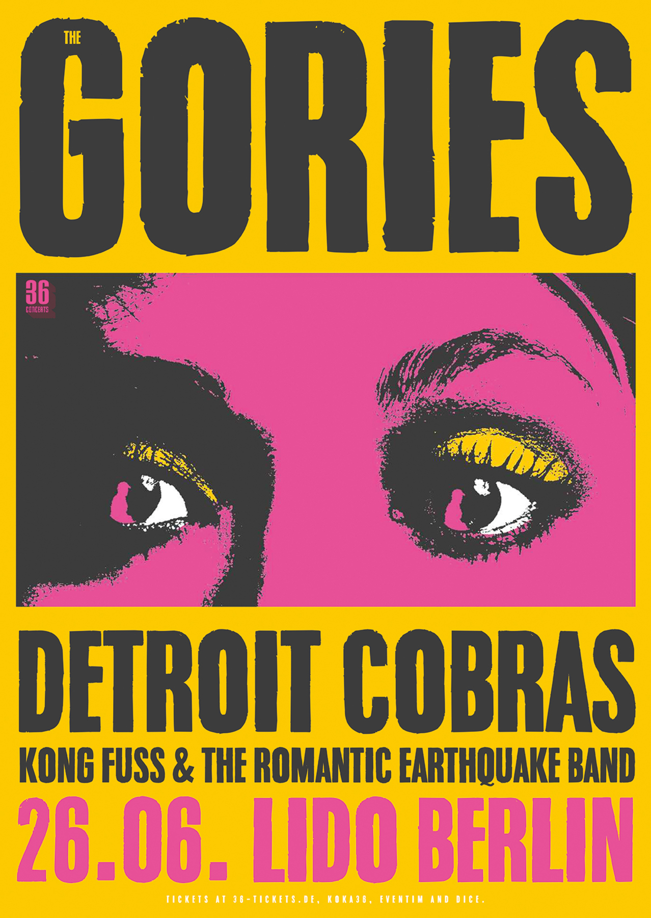 Lido Berlin | THE GORIES + DETROIT COBRAS